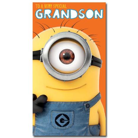 Grandson Birthday Minions Card £2.10